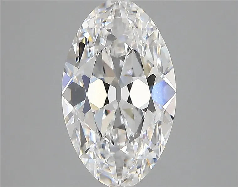 2.83ct Oval Lab Grown Diamond (Colour D, Clarity VVS2, IGI Certified)