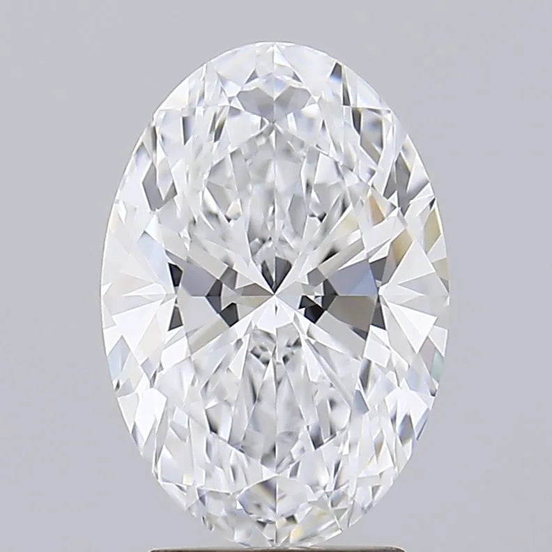 2.87ct Oval Lab Grown Diamond (Colour E, Clarity IF, IGI Certified)