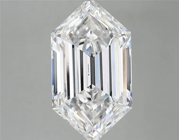 2.92ct Hexagonal Lab Grown Diamond (Colour D, Clarity VVS2, IGI Certified)
