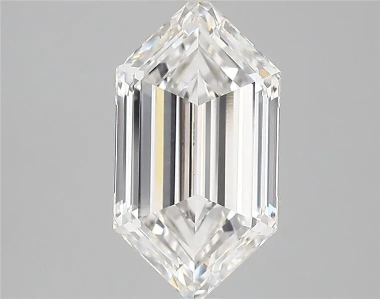 2.97ct Hexagonal Lab Grown Diamond (Colour E, Clarity VVS2, IGI Certified)