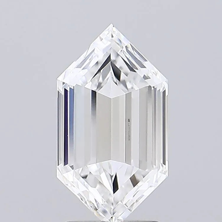 2.98ct Hexagonal Lab Grown Diamond (Colour D, Clarity IF, IGI Certified)