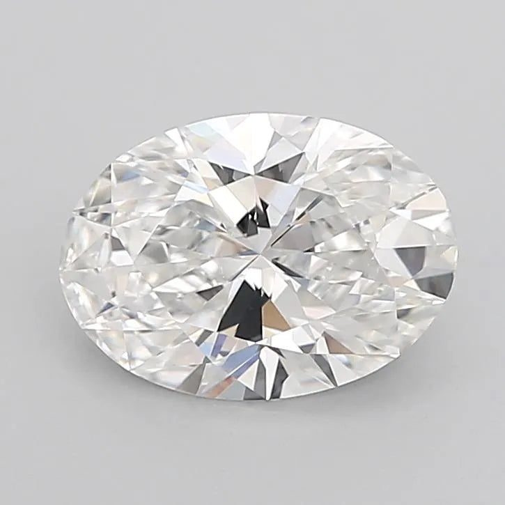 2.98ct Oval Lab Grown Diamond (Colour E, Clarity VVS2, IGI Certified)
