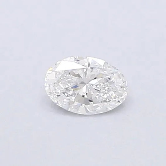 0.30ct Oval Lab Grown Diamond (Colour D, Clarity VVS2, IGI Certified)