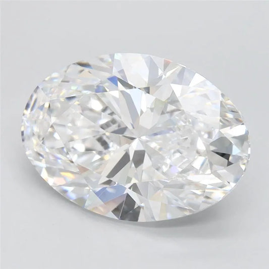 3.00ct Oval Lab Grown Diamond (Colour D, Clarity FL, IGI Certified)