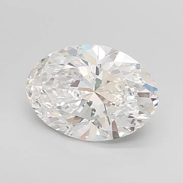 3.00ct Oval Lab Grown Diamond (Colour F, Clarity VVS2, IGI Certified)