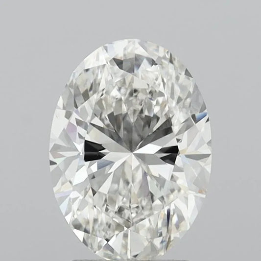 3.00ct Oval Lab Grown Diamond (Colour G, Clarity VVS2, IGI Certified)