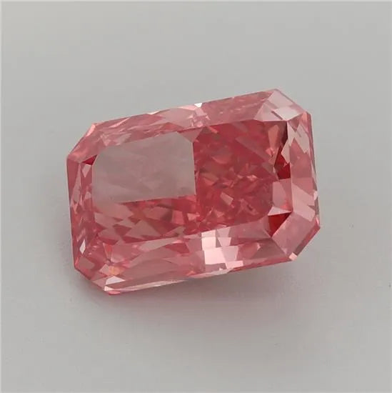 3.00ct Radiant Lab Grown Diamond (Colour Fancy Vivid Pink, Clarity VS1, IGI Certified)