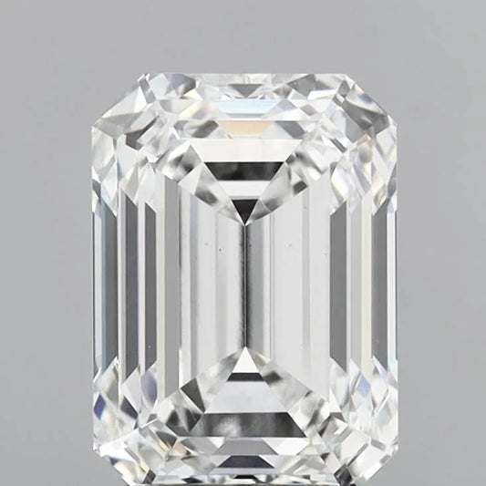 3.01ct Emerald Lab Grown Diamond (Colour D, Clarity VVS2, IGI Certified)