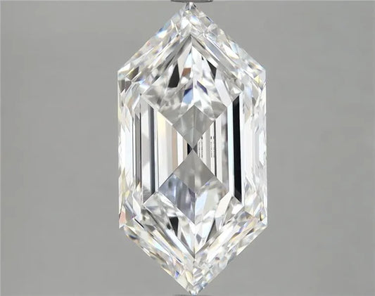 3.01ct Hexagonal Lab Grown Diamond (Colour D, Clarity VVS2, IGI Certified)