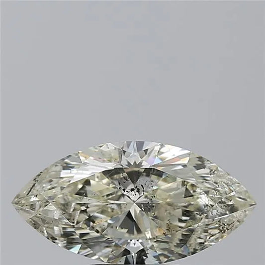 3.01ct Marquise Natural Diamond (Colour K, Clarity SI2, HRD Certified)