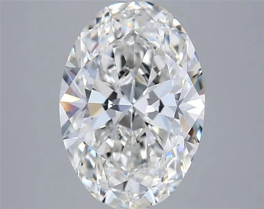 3.01ct Oval Lab Grown Diamond (Colour F, Clarity VVS2, IGI Certified)