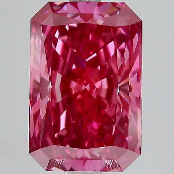 3.01ct Radiant Lab Grown Diamond (Colour Fancy Vivid Pink, Clarity VS1, IGI Certified)