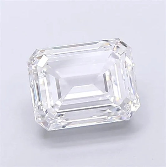 3.02ct Emerald Lab Grown Diamond (Colour D, Clarity VVS2, IGI Certified)