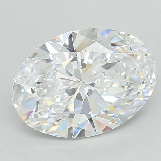 3.02ct Oval Lab Grown Diamond (Colour E, Clarity VVS1, IGI Certified)