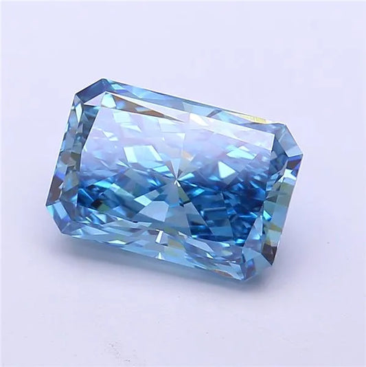 3.02ct Radiant Lab Grown Diamond (Colour Fancy Vivid Blue, Clarity VS1, IGI Certified)