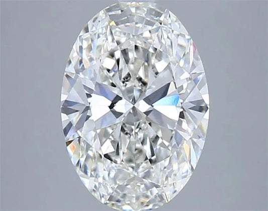 3.03ct Oval Lab Grown Diamond (Colour G, Clarity VVS2, IGI Certified)