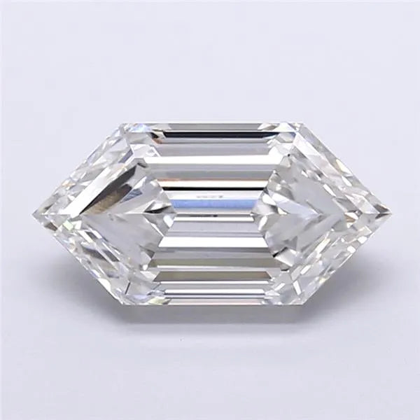 3.05ct Hexagonal Lab Grown Diamond (Colour F, Clarity VVS2, IGI Certified)
