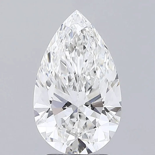 3.05ct Pear Lab Grown Diamond (Colour E, Clarity VVS1, IGI Certified)