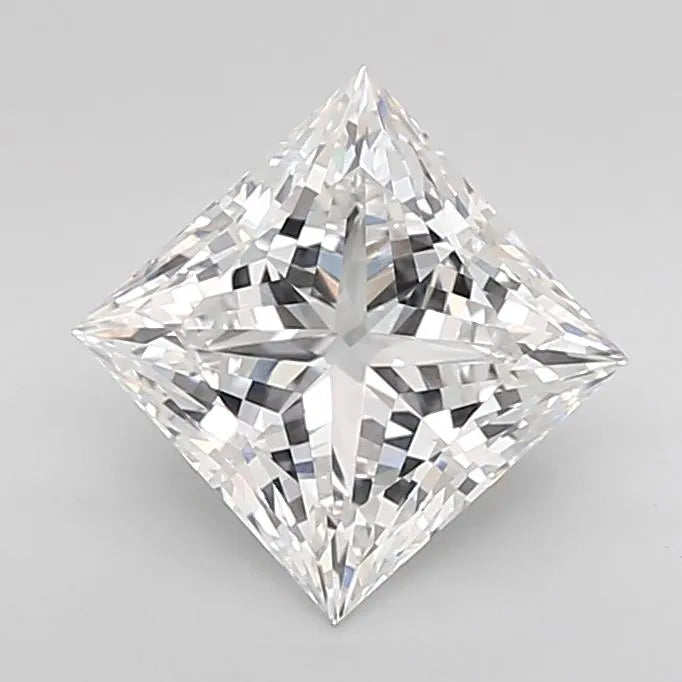3.05ct Princess Lab Grown Diamond (Colour E, Clarity VVS2, IGI Certified)