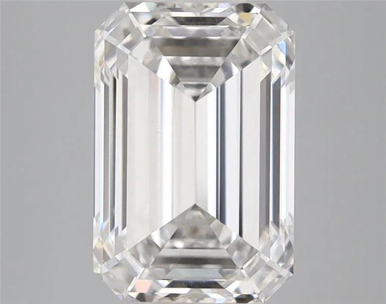 3.06ct Emerald Lab Grown Diamond (Colour D, Clarity VVS2, IGI Certified)