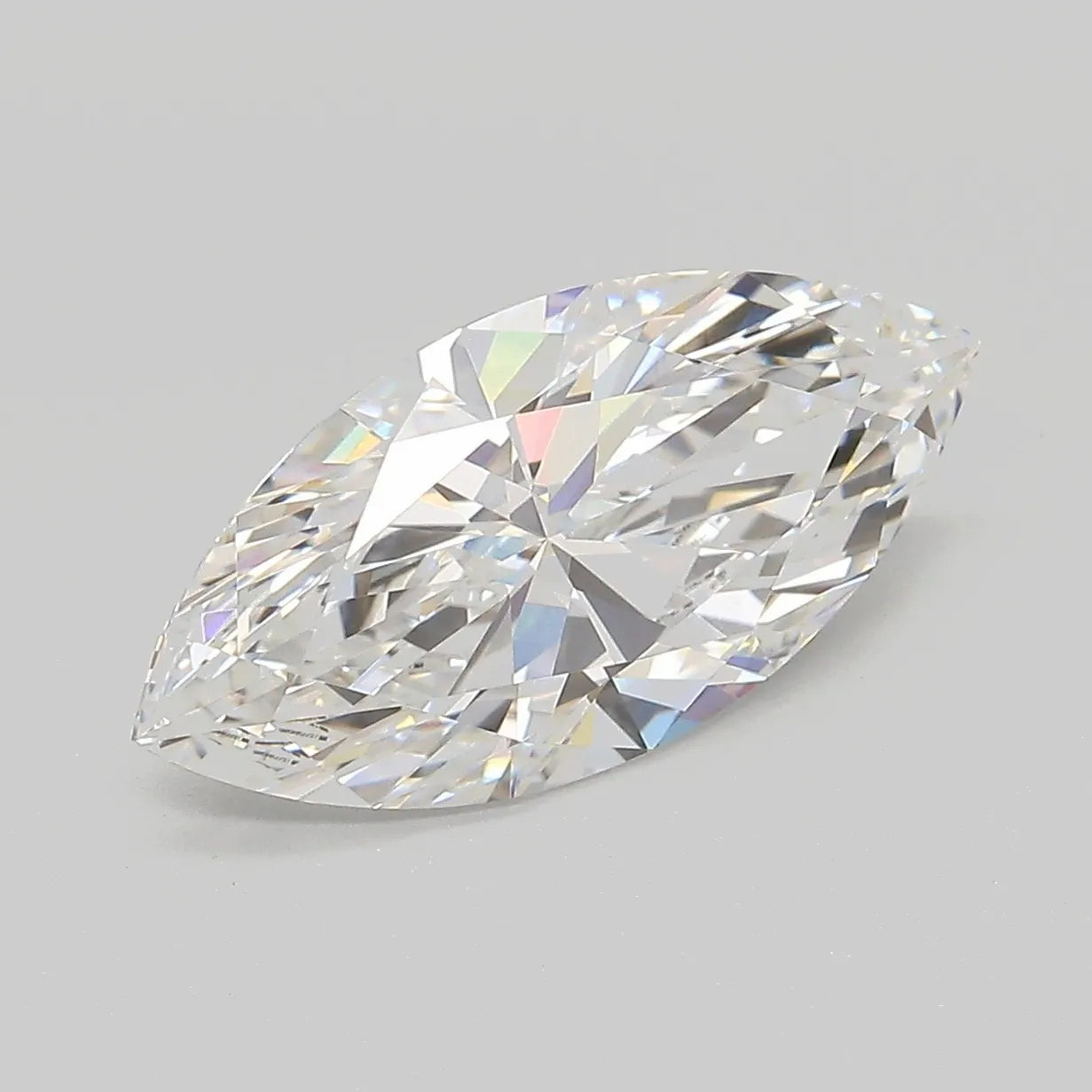 3.06ct Marquise Lab Grown Diamond (Colour E, Clarity IF, IGI Certified)