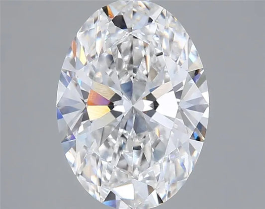 3.06ct Oval Lab Grown Diamond (Colour E, Clarity VVS2, IGI Certified)