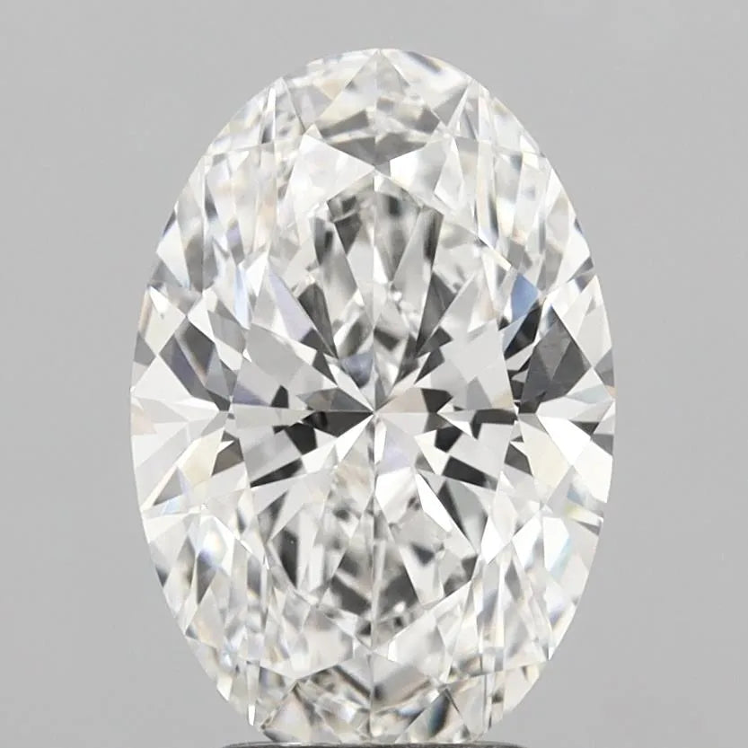 3.07ct Oval Lab Grown Diamond (Colour F, Clarity VVS2, IGI Certified)