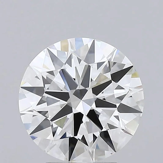 3.07ct Round Lab Grown Diamond (Colour F, Clarity IF, Cut ID, IGI Certified)