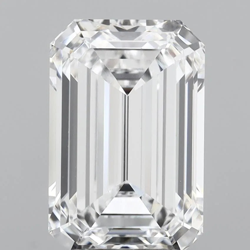 3.08ct Emerald Lab Grown Diamond (Colour D, Clarity IF, IGI Certified)