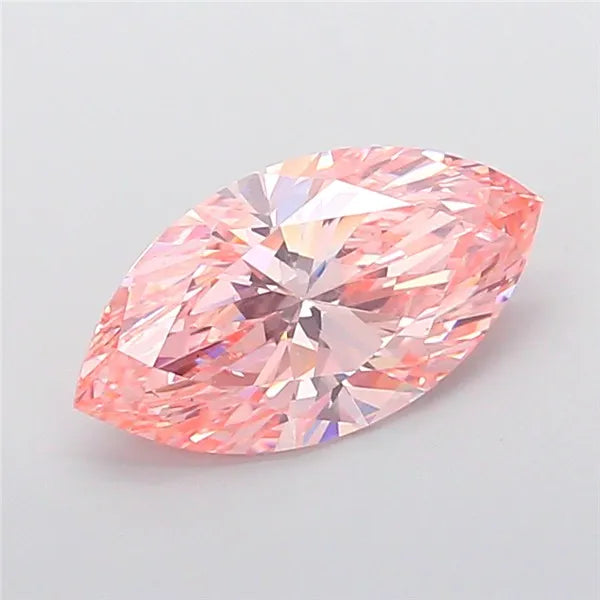 3.08ct Marquise Lab Grown Diamond (Colour Fancy Intense Pink, Clarity VS1, IGI Certified)
