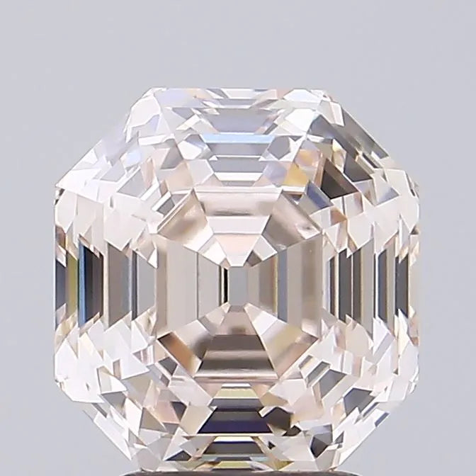 3.08ct Octagonal Lab Grown Diamond (Colour Very Light Brown, Clarity VVS2, IGI Certified)