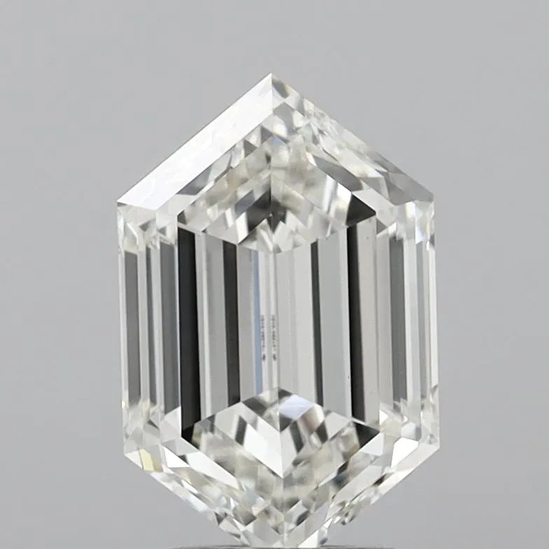 3.09ct Hexagonal Lab Grown Diamond (Colour G, Clarity VVS2, IGI Certified)