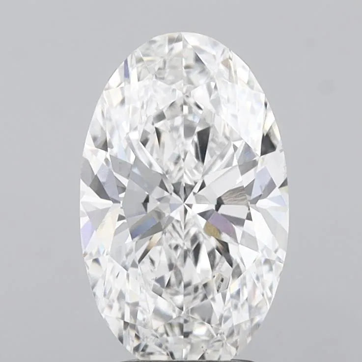 3.14ct Oval Lab Grown Diamond (Colour E, Clarity VS1, IGI Certified)