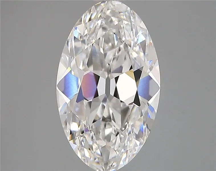 3.14ct Oval Lab Grown Diamond (Colour E, Clarity VVS1, IGI Certified)