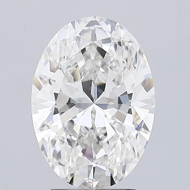 3.16ct Oval Lab Grown Diamond (Colour F, Clarity VVS2, IGI Certified)