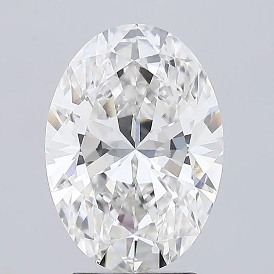 3.16ct Oval Lab Grown Diamond (Colour F, Clarity VVS2, IGI Certified)