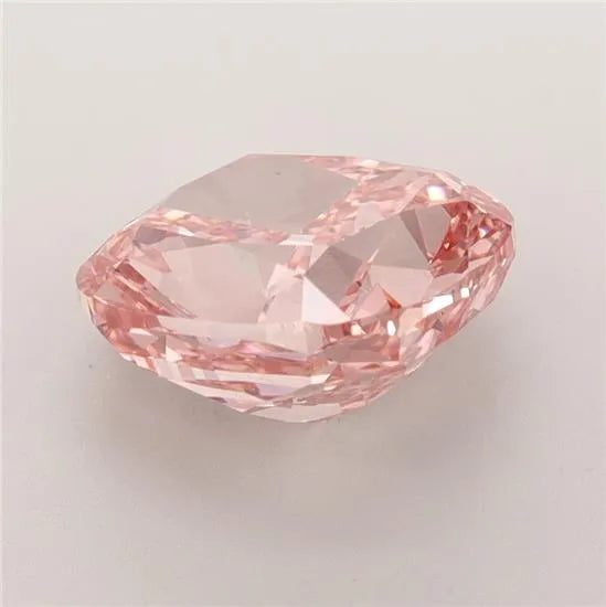 3.18ct Cushion brilliant Lab Grown Diamond (Colour Fancy Vivid Pink, Clarity VS1, IGI Certified)