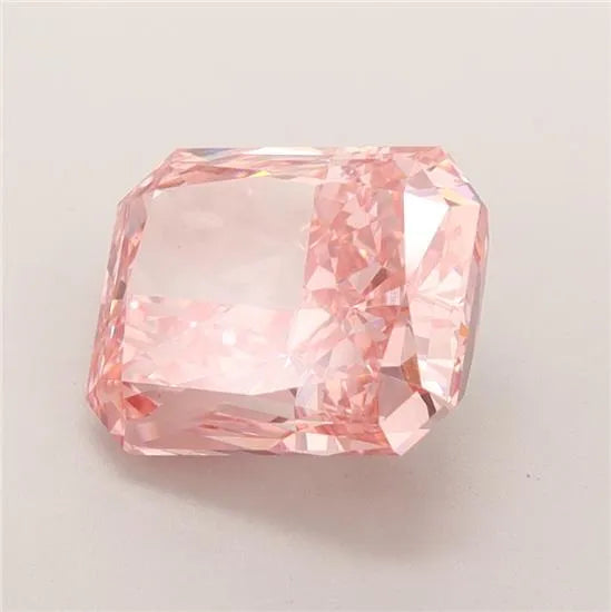 3.18ct Radiant Lab Grown Diamond (Colour Fancy Vivid Pink, Clarity VS2, IGI Certified)
