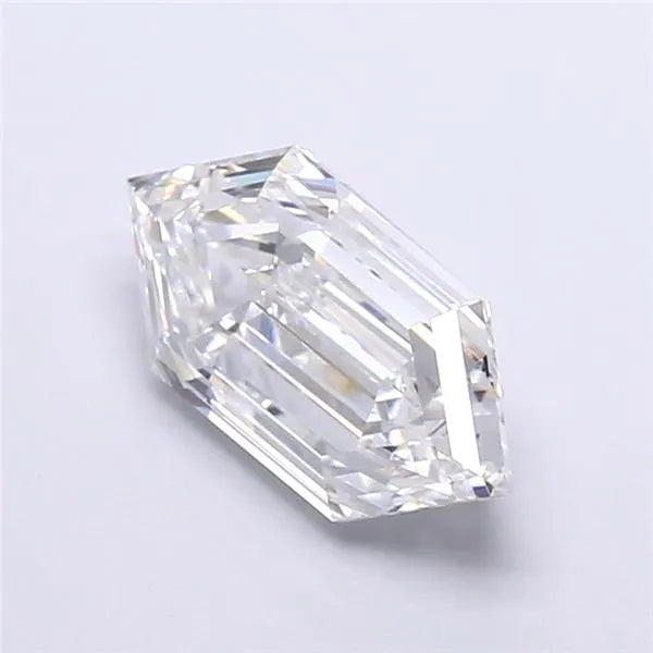 3.26ct Hexagonal Lab Grown Diamond (Colour D, Clarity VVS2, IGI Certified)