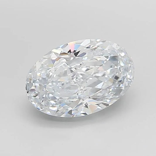 3.33ct Oval Lab Grown Diamond (Colour G, Clarity VVS1, IGI Certified)