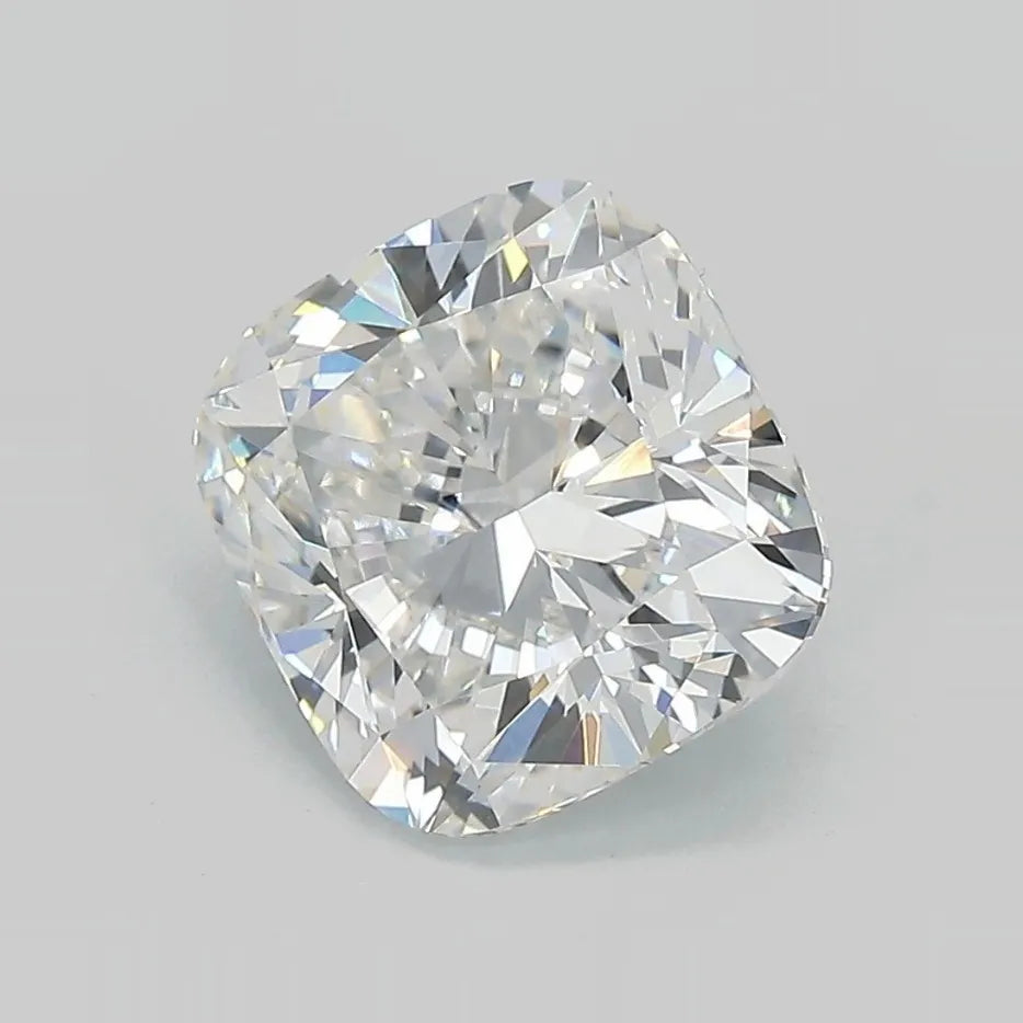 3.41ct Cushion modified Lab Grown Diamond (Colour E, Clarity VVS2, IGI Certified)