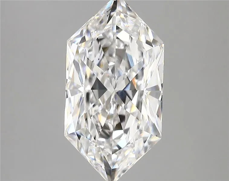 3.41ct Hexagonal Lab Grown Diamond (Colour D, Clarity VVS1, IGI Certified)