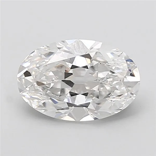 3.42ct Oval Lab Grown Diamond (Colour D, Clarity VVS2, IGI Certified)