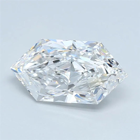 3.45ct Hexagonal Lab Grown Diamond (Colour D, Clarity VVS2, IGI Certified)