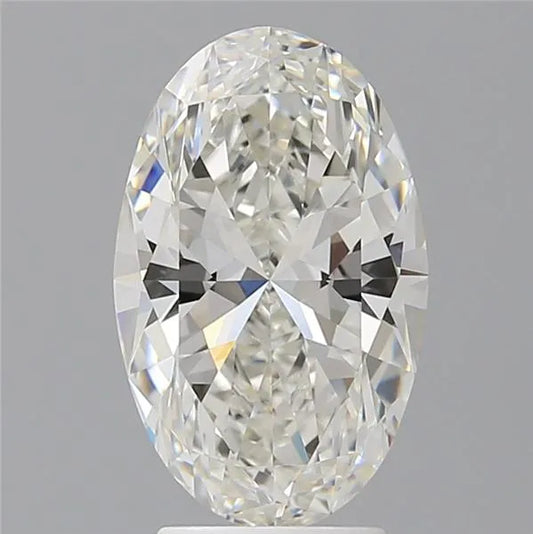 3.45ct Oval Lab Grown Diamond (Colour G, Clarity VVS2, IGI Certified)