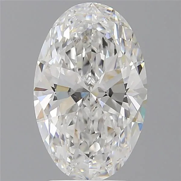 3.50ct Oval Lab Grown Diamond (Colour E, Clarity VS1, IGI Certified)
