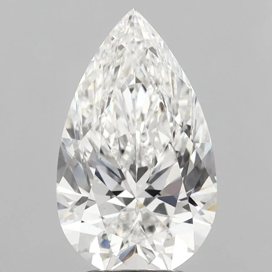 3.53ct Pear Lab Grown Diamond (Colour E, Clarity VS1, IGI Certified)