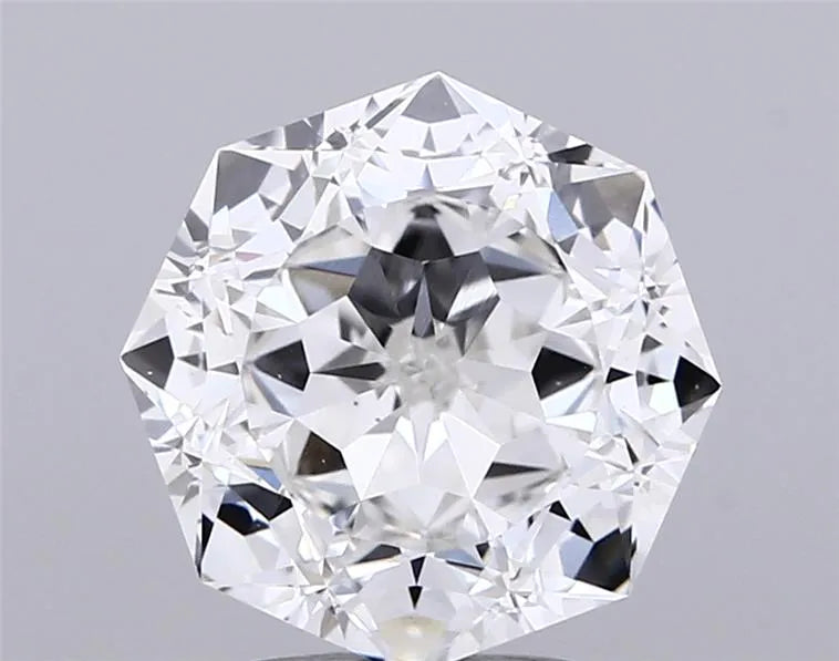 3.55ct Octagonal Lab Grown Diamond (Colour F, Clarity VS1, IGI Certified)