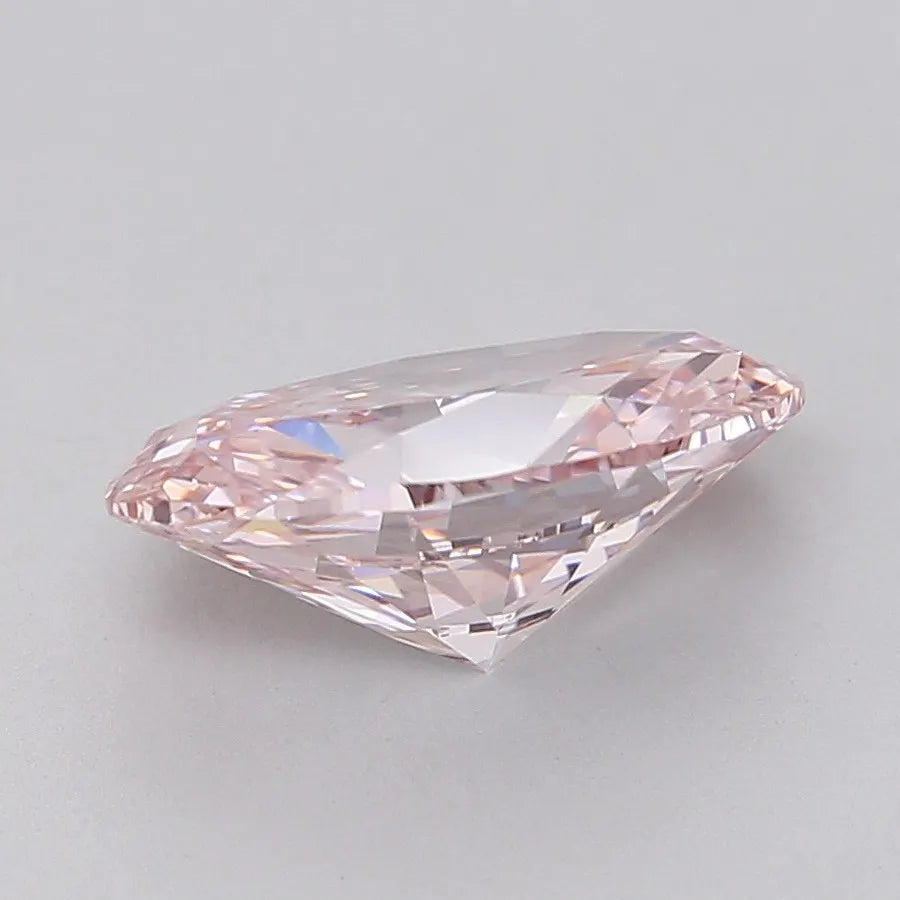 3.55ct Oval Lab Grown Diamond (Colour Fancy Intense Pink, Clarity VVS2, IGI Certified)