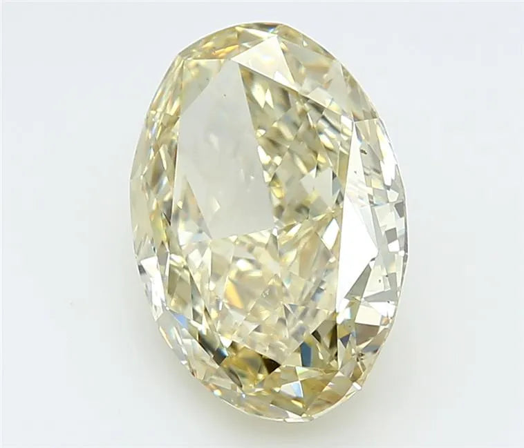 3.56ct Oval Lab Grown Diamond (Colour Fancy Yellow, Clarity VS1, IGI Certified)
